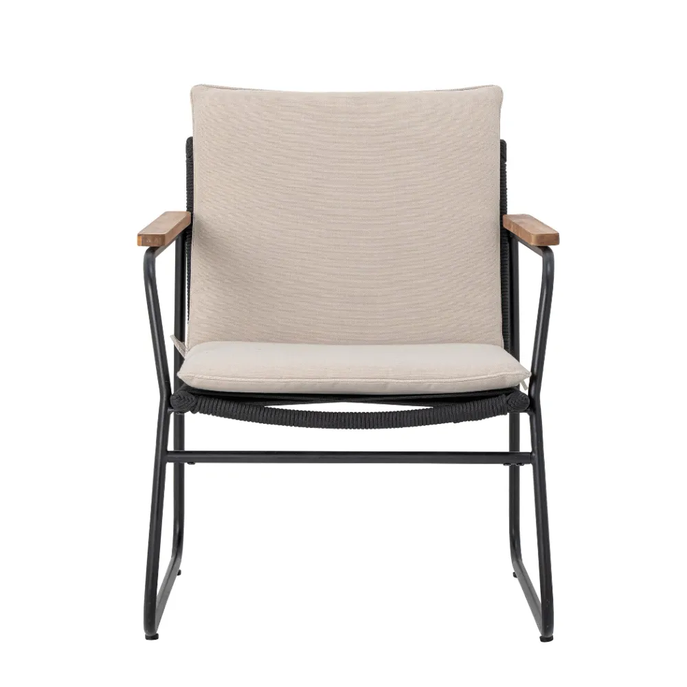 Bloomingville Hampton Loungestol Sort