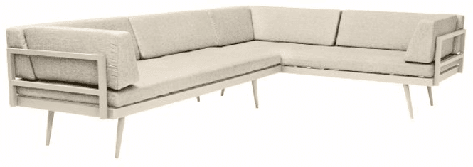 Hovedbilde Cinas Rio Lounge Sofa, Sandy Grey aluminiumramme, ...