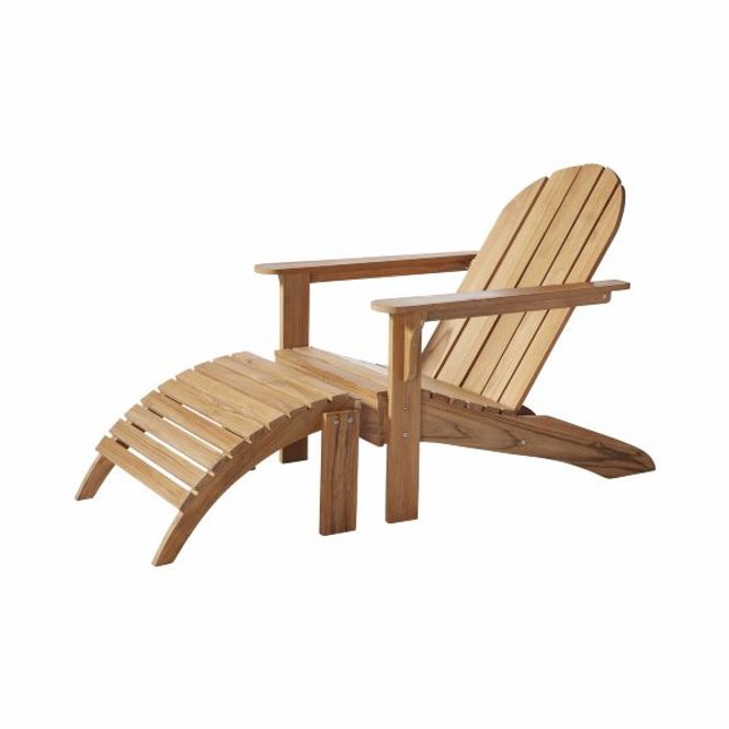 Hovedbilde Cinas Adirondack Fotskammel Teak