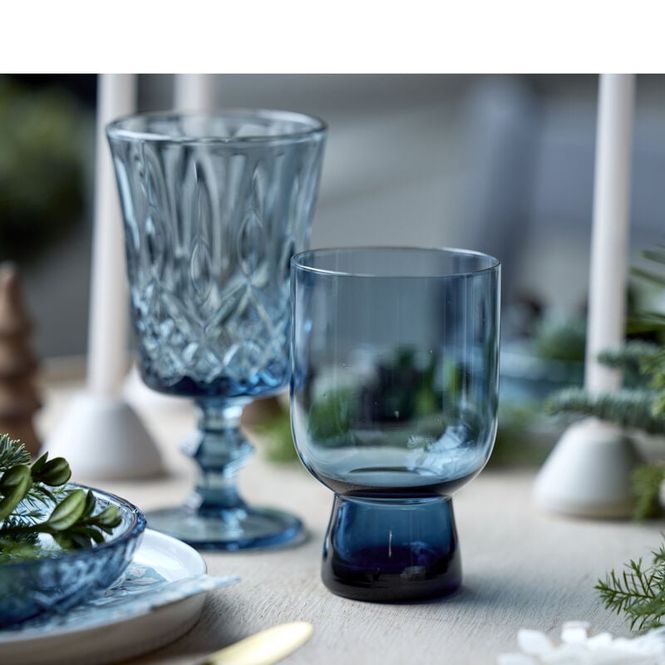 Hovedbilde Lyngby Glas Sorrento Vannkaraffel 1L Blå