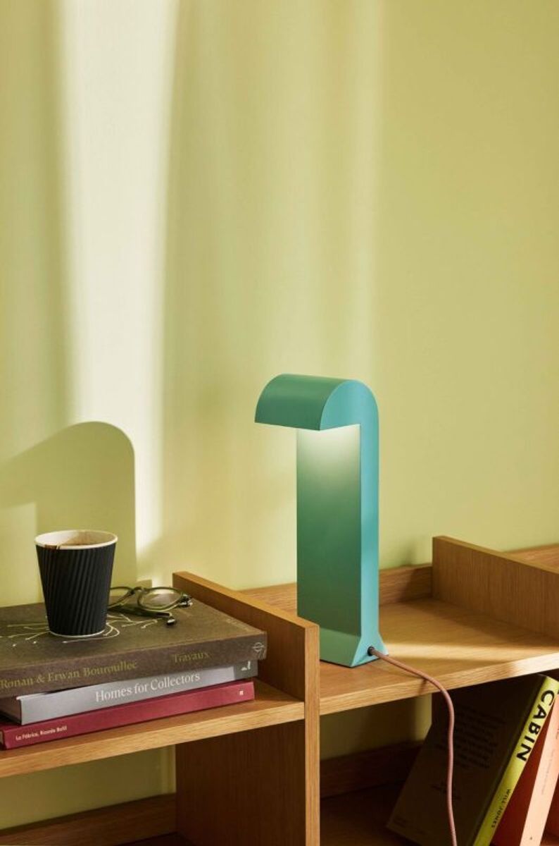 Hübsch Soothe Bordlampe Turkis