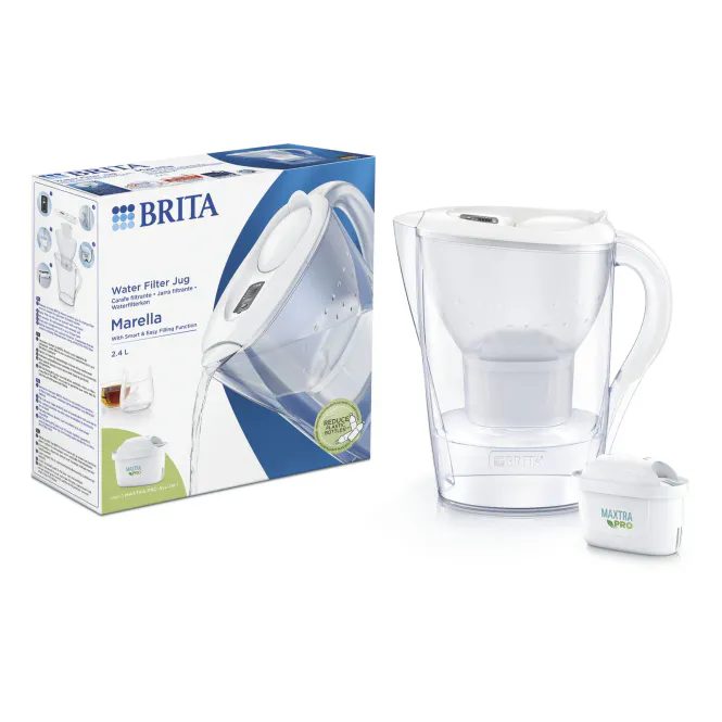 Hovedbilde Brita Marella kanne med filter hvit 2,4 l
