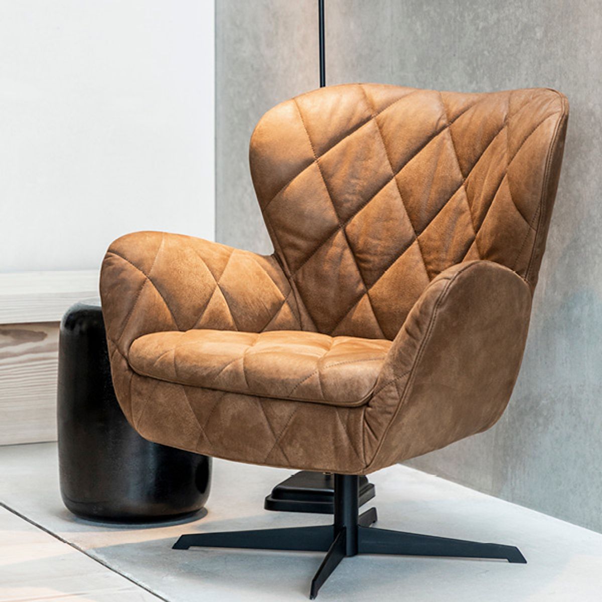Artwood Jade Hvilestol Skinn Nubuck Brown