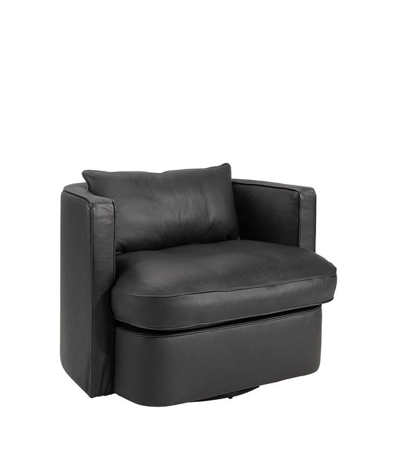 Hovedbilde Artwood Joan Hvilestol Skinn Titanic Anthracite