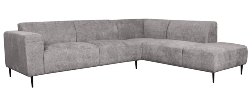 Trend Collection – Eden Høyre Hjørnesofa – Stengrå Elite