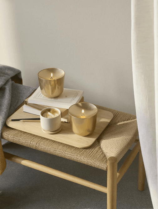 Hovedbilde Stelton Solis Olje lampe Messing