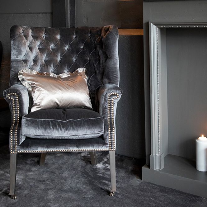 Hovedbilde Artwood Churchtown Hvilestol Avanna Dark Grey