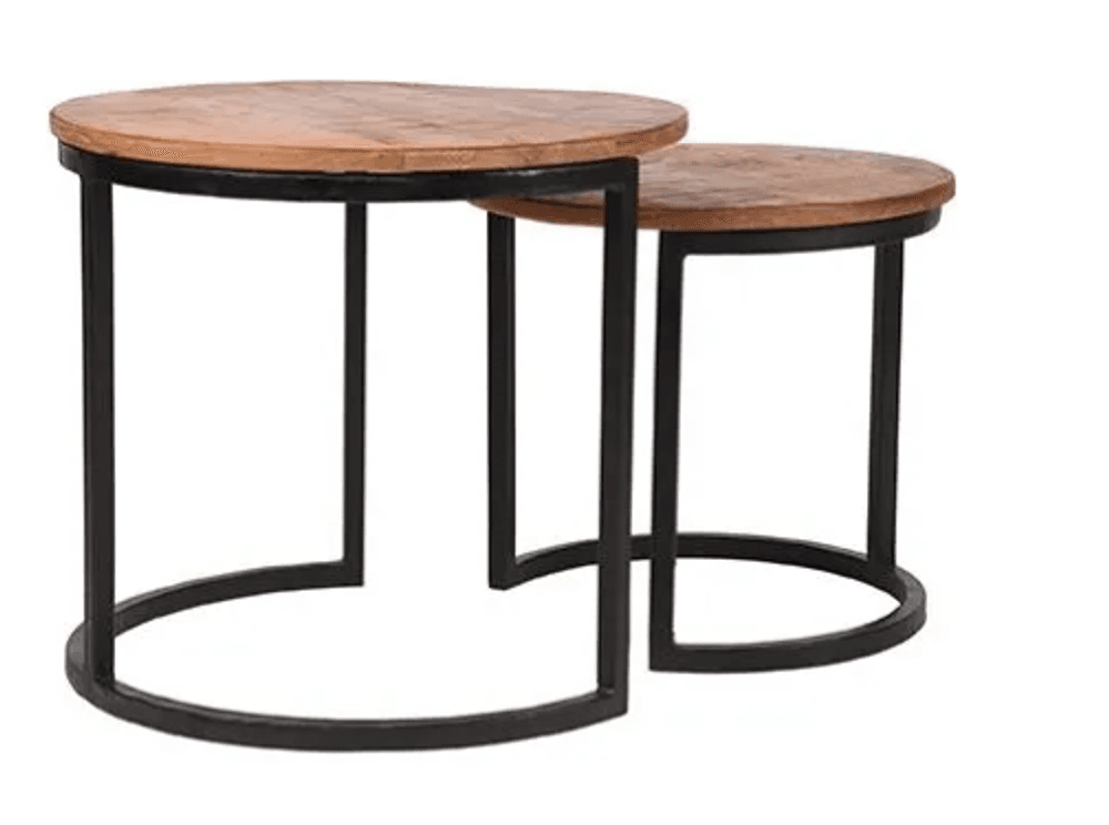 Trend Collection Salongbordsett S/2 Mangotre Natur 50 cm