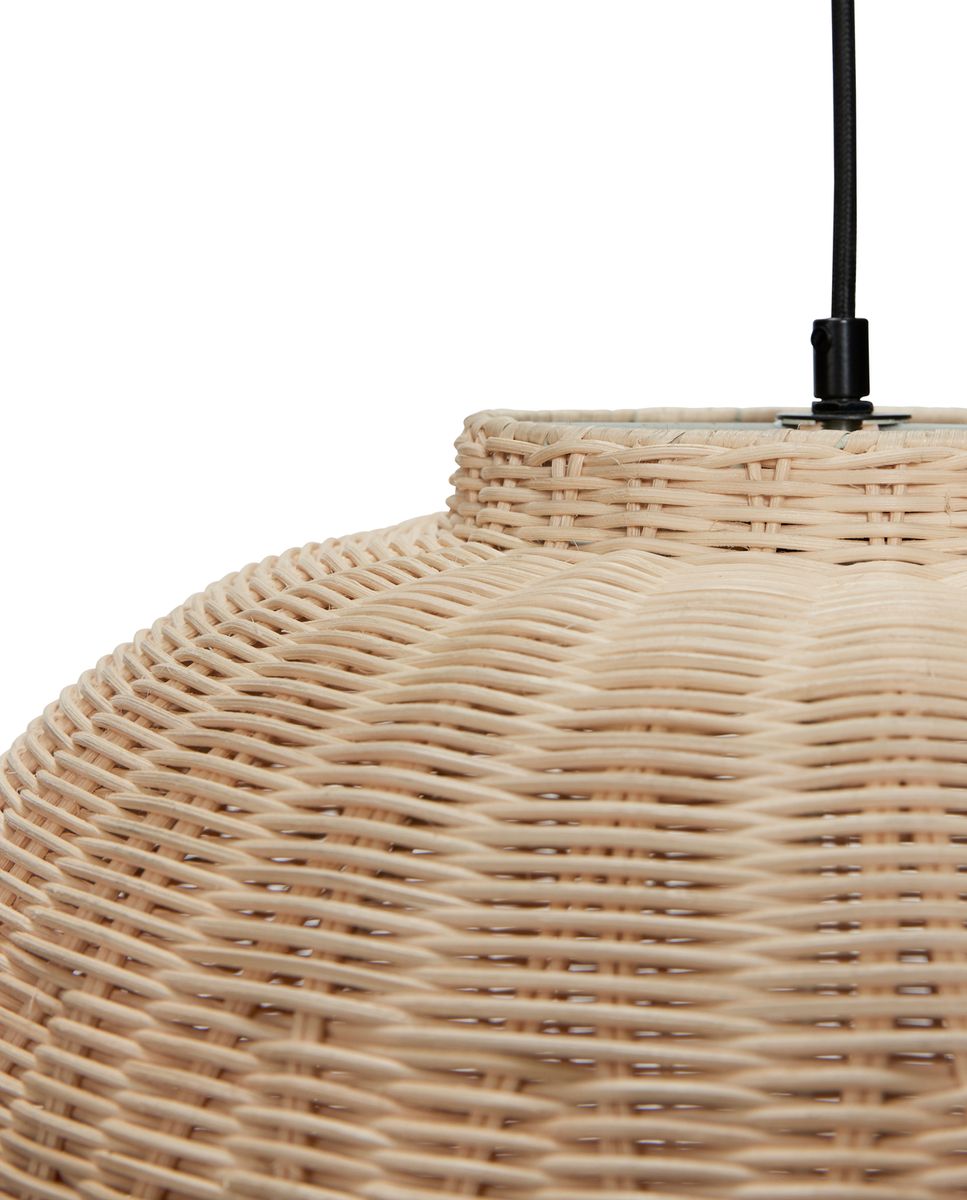 Hübsch Chand Pendel Rund Natur