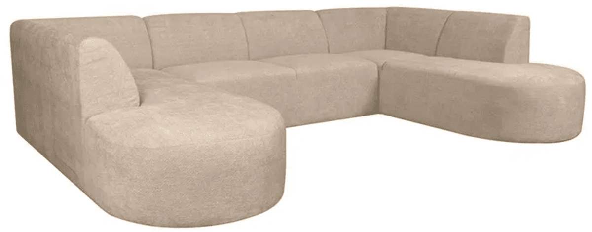 Trend Collection Espen U-Sofa Clay Elite