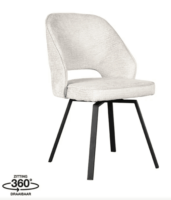 Hovedbilde Trend Collection Lewis Spisestol – Cream