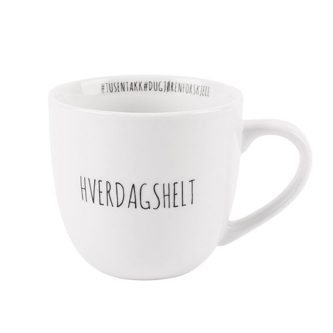 Hovedbilde Porsgrund Hashtag Krus Hverdagshelt 38 cl