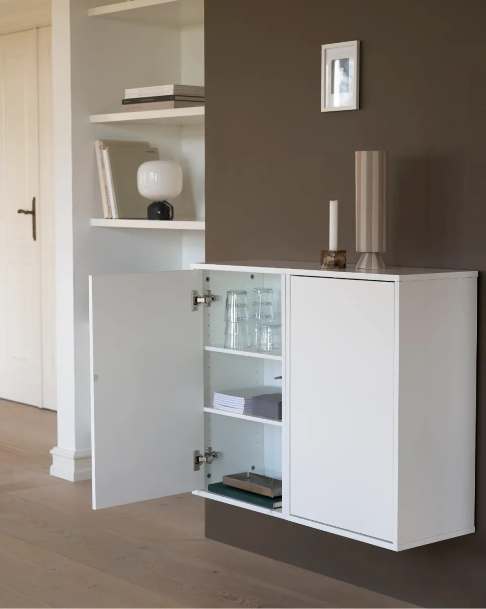 ReCollector Veggskap Brilliant White
