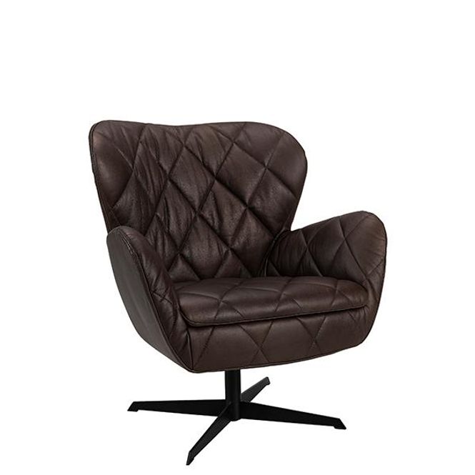 Hovedbilde Artwood Jade Hvilestol Skinn Titantic Espresso