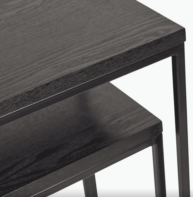 Hovedbilde Trend Collection Konsollbord 2 stk Svart Metall ...