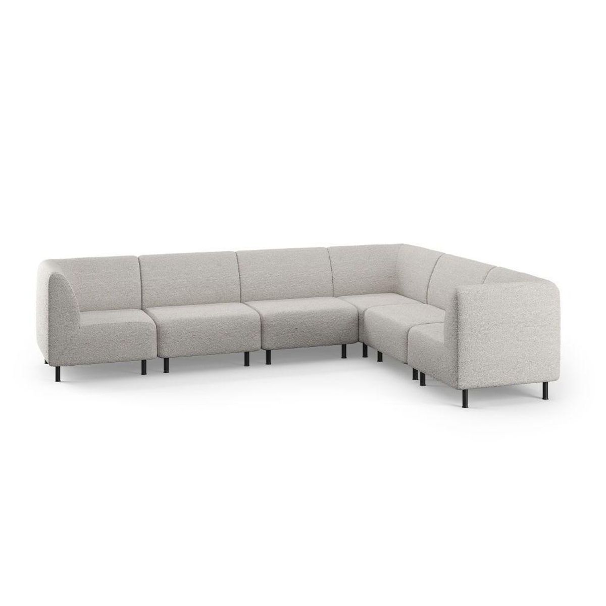 Ygg & Lyng Aften 80 Outdoor Hjørnesofa 6-seter Høyre