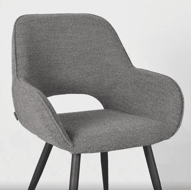 Hovedbilde Trend Collection Fer Spisestol Grå Boucle