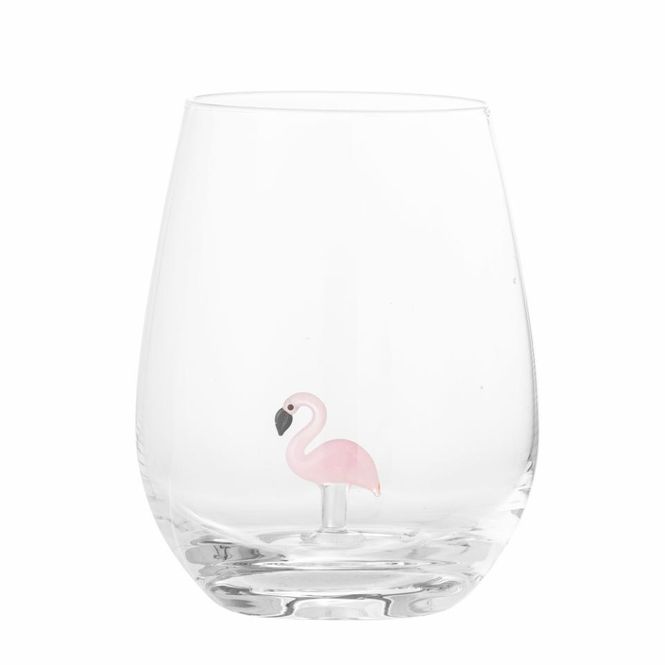 Hovedbilde Bloomingville Misa Flamingo Vannglass 56cl Klar