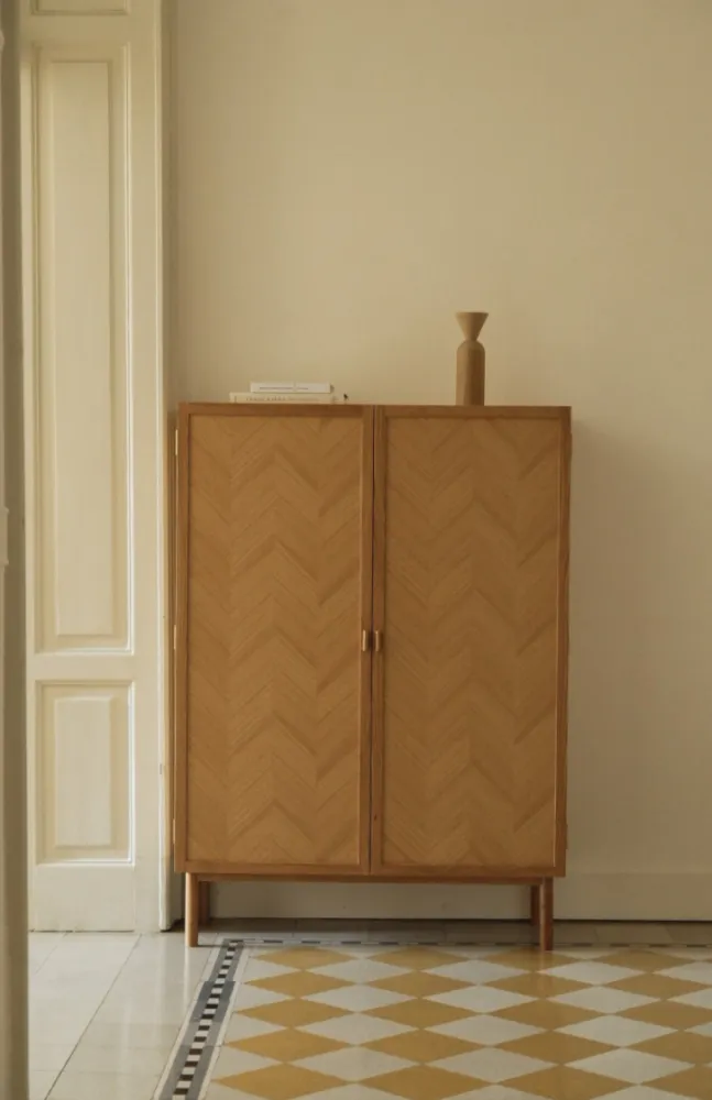 Hübsch Herringbone Skap Medium