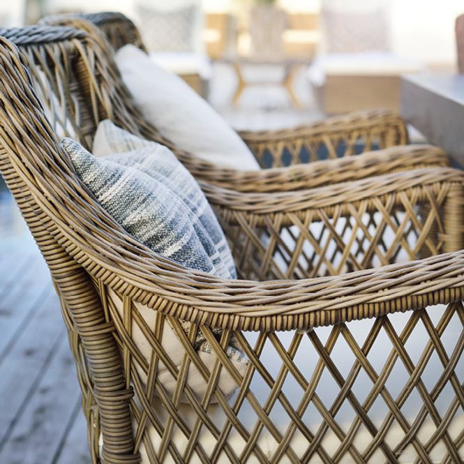 Hovedbilde Artwood Estelle Hvilestol Rotting Kubu Slim Grey