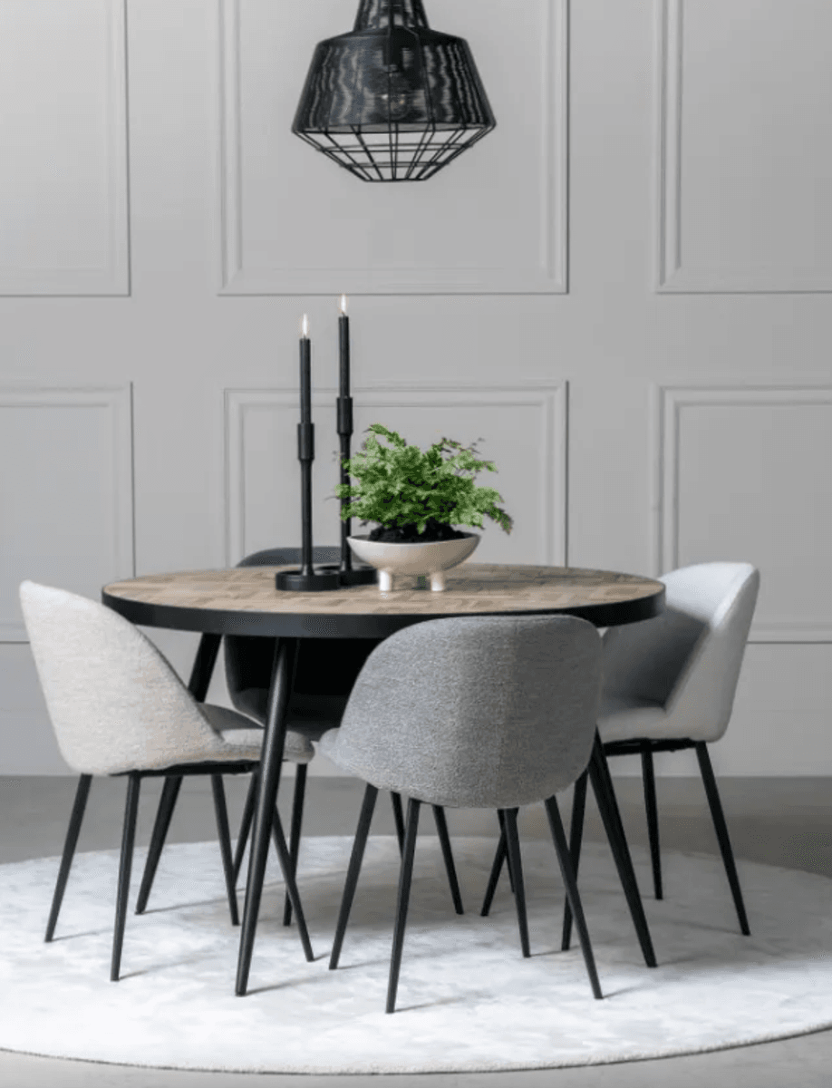 Trend Collection Lexington Spisebord Rund – Ø120 x 76 cm