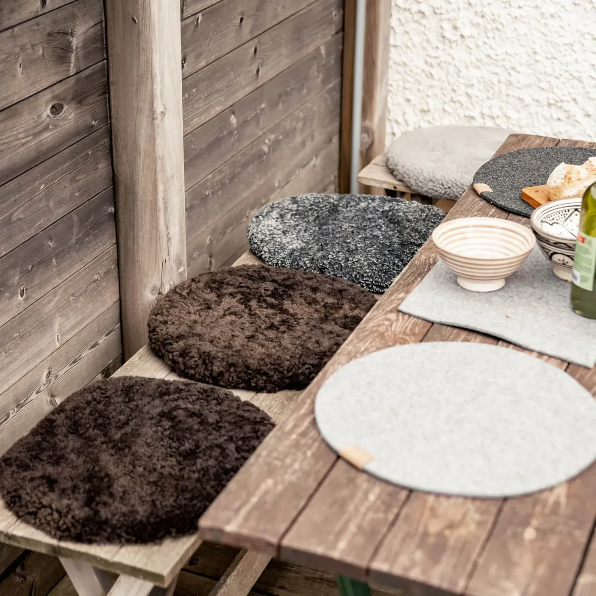Shepherd Jill Stolpute Ø36 cm Sort Grafitt
