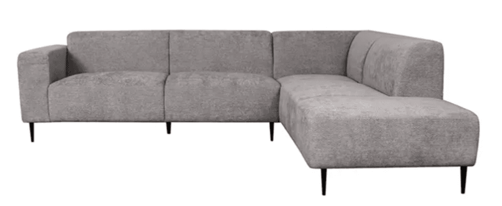 Trend Collection – Eden Høyre Hjørnesofa – Stengrå Elite