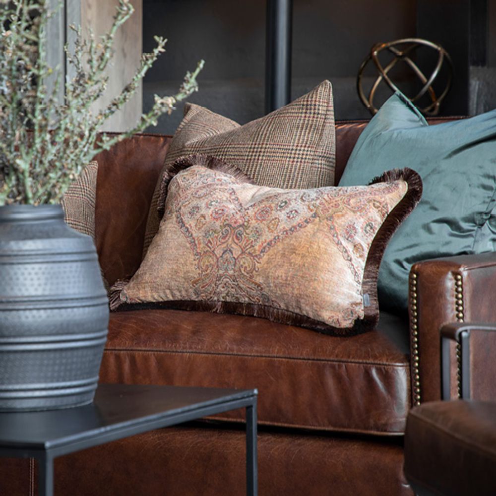 Artwood Viscount Sofa Skinn Leather Vintage Cigar 2-seter
