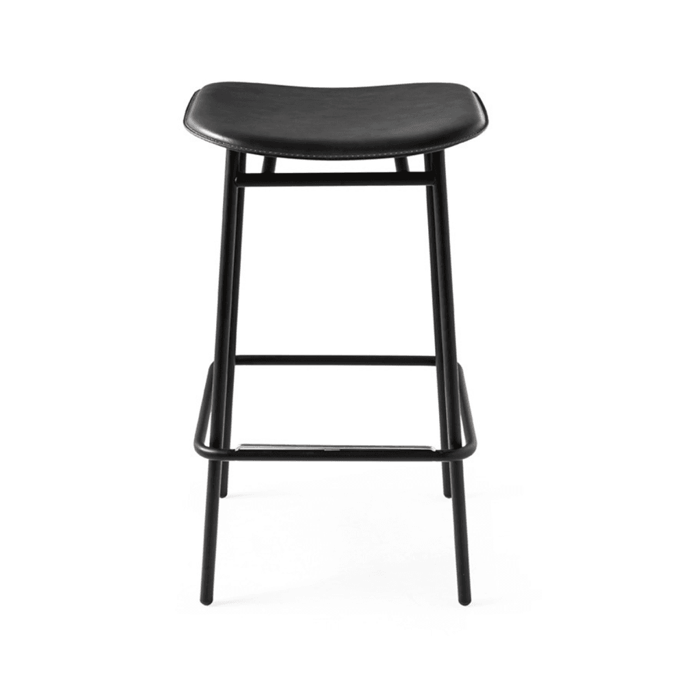 Fifties Barkrakk Matt svart / Svart
