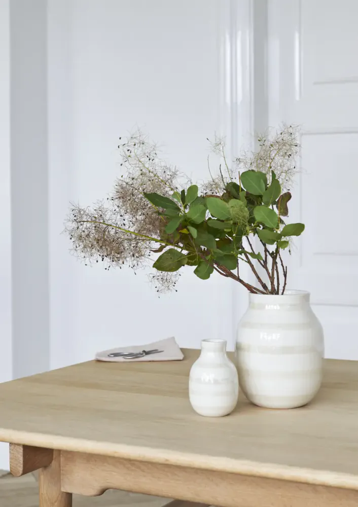 Kähler Omaggio Vase Perlemor 12,5 cm