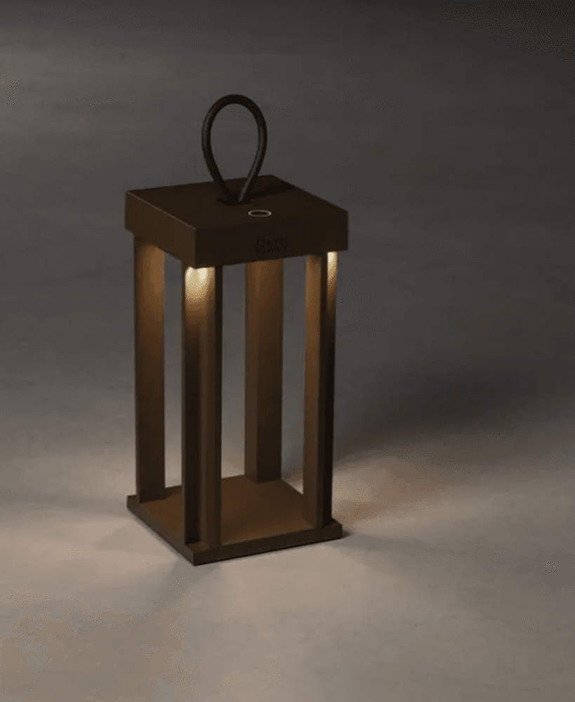 Trend Collection Cannes gulv-/bordlampe – oppladbar og dimbar, rust 42 cm
