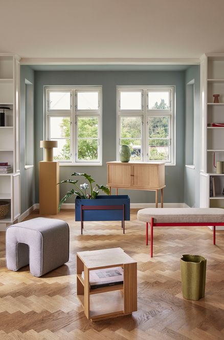 Hovedbilde Hübsch Aki Bordlampe Khaki
