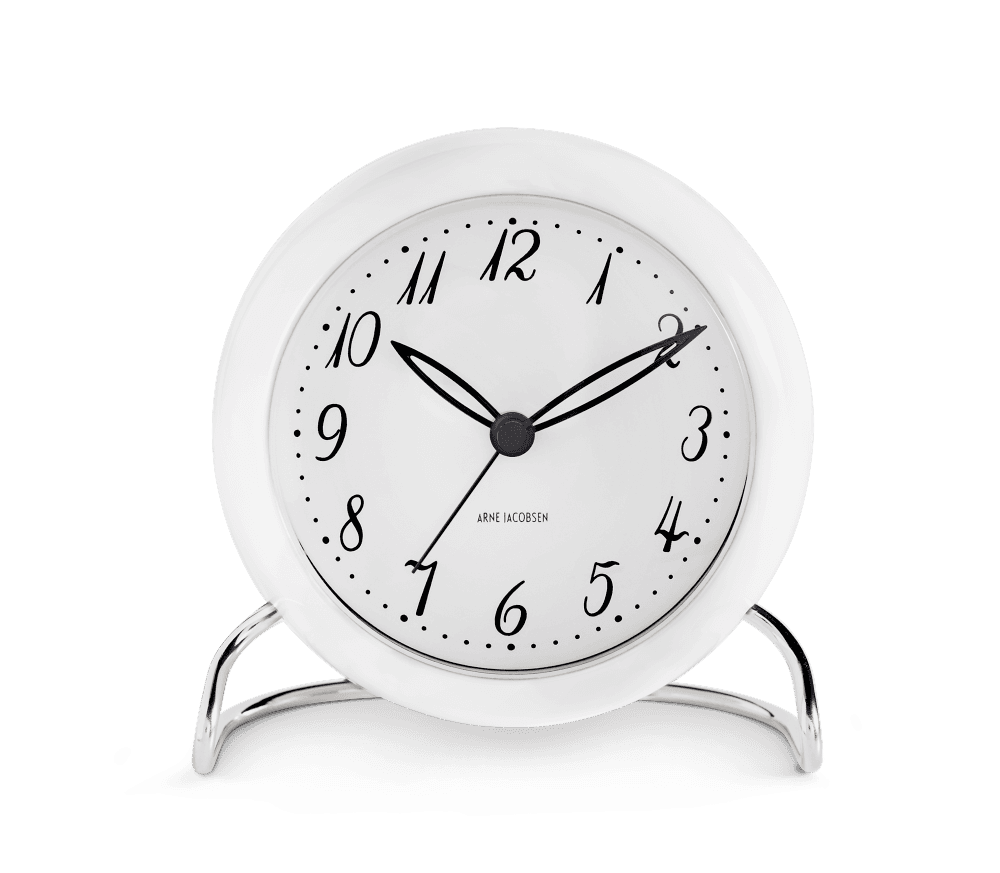 Arne Jacobsen LK bordklokke med alarm