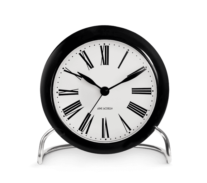 Hovedbilde Arne Jacobsen Roman bordklokke med alarm