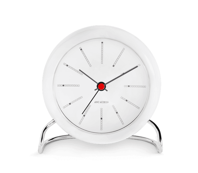 Hovedbilde Arne Jacobsen Bankers bordklokke med alarm