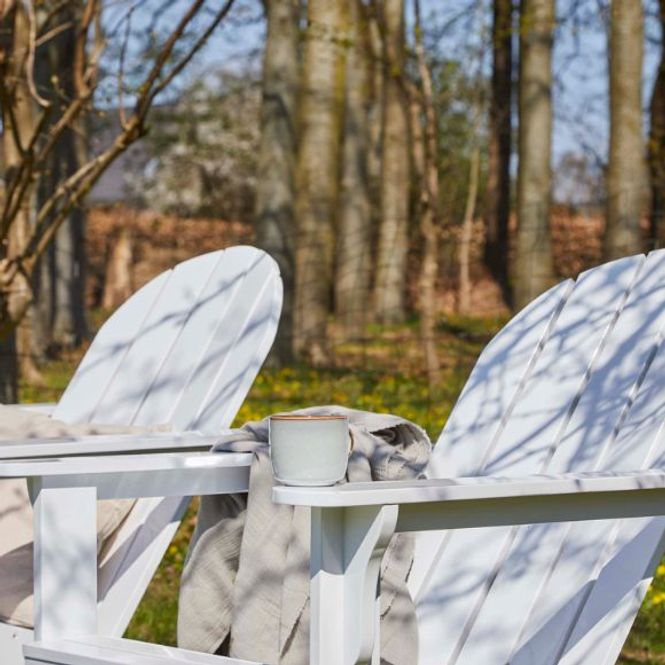 Hovedbilde Cinas Adirondack Loungestol Hvit