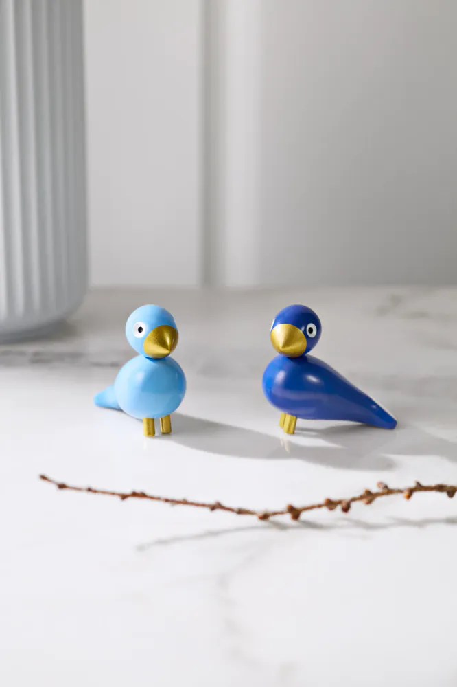 Kay Bojesen Vinterfugler Liliput Blå/Lys Blå