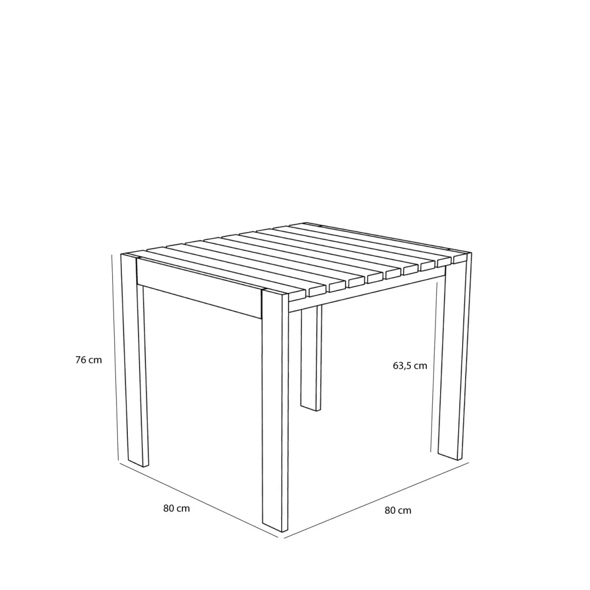 Hübsch Haus Bord Lite Beige