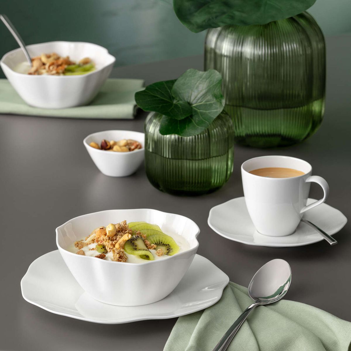Villeroy & Boch Pura Frokostservise 6 deler Hvit