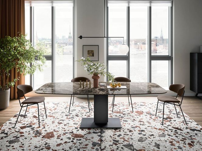 Hovedbilde Calligaris Sophia stol matt sort / tobakk