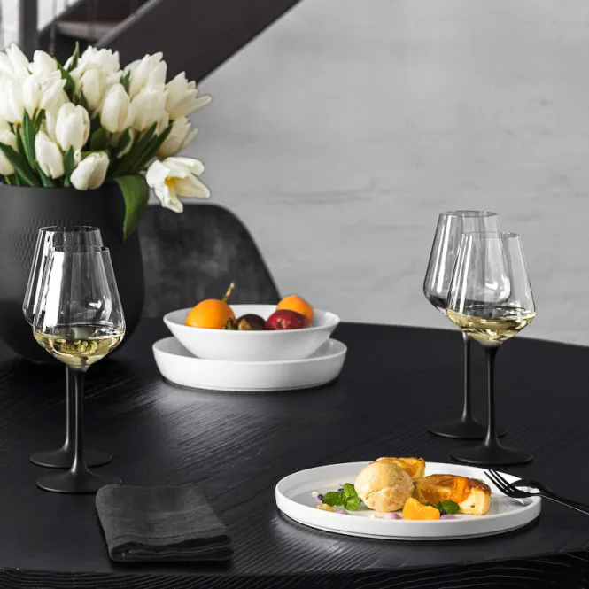 Hovedbilde Villeroy & Boch Manufacture Rock Hvitvinsglass ...
