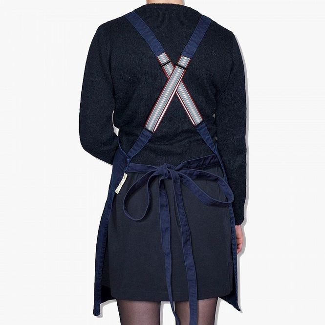 Hovedbilde Dutchdeluxes Suspender Forkle Canvas Mørk Blå