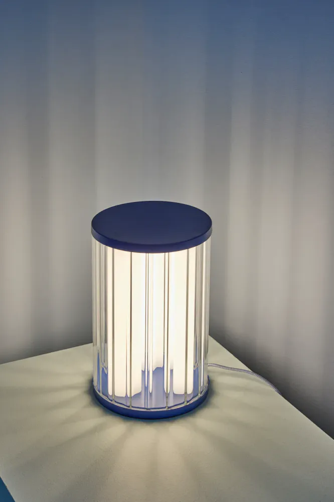 Hübsch Aru Bordlampe Blå