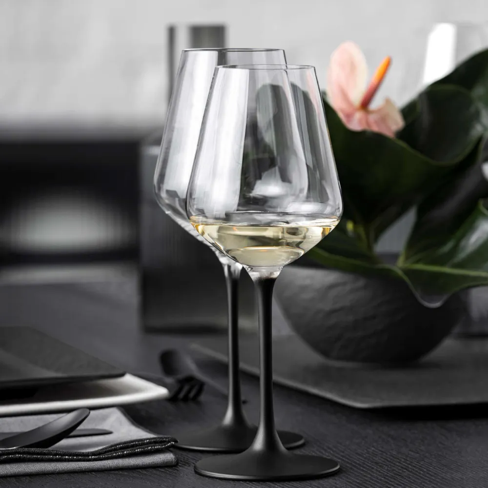 Villeroy & Boch Manufacture Rock Rødvinsglass 4-pk