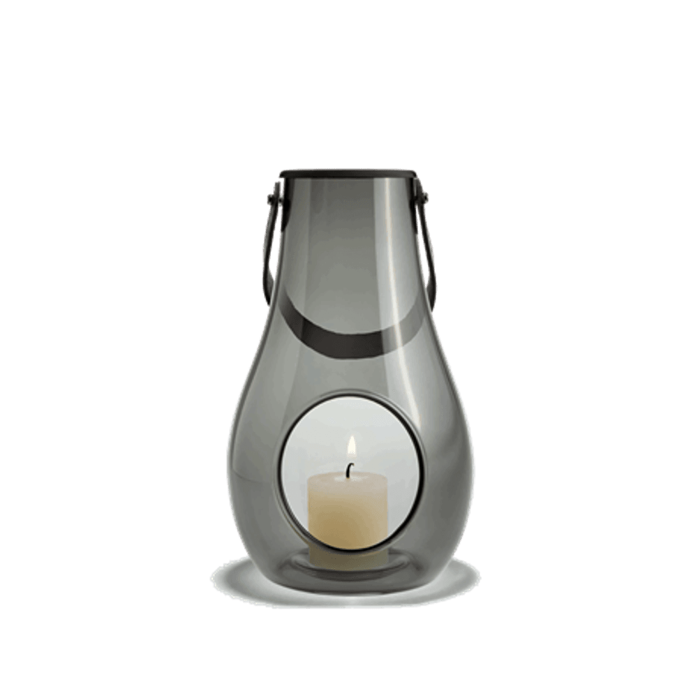 Holmegaard Design With Light Lykt Smoke 25 cm