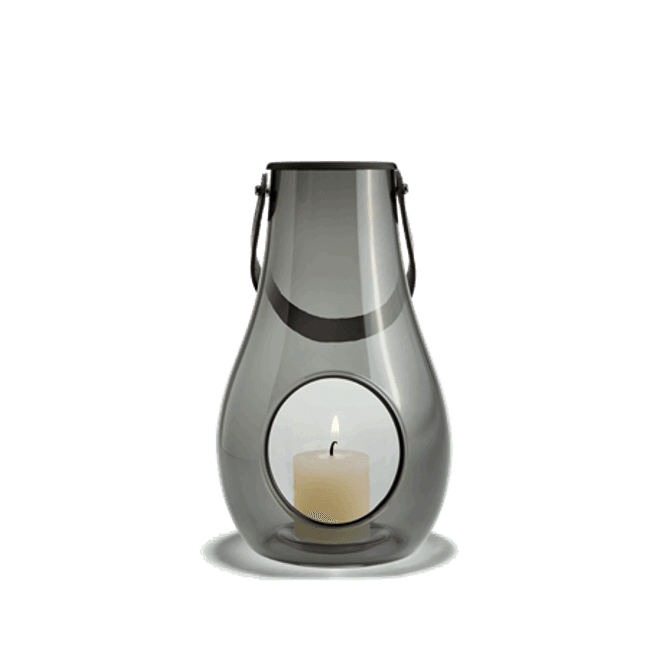 Hovedbilde Holmegaard Design With Light Lykt Smoke 25 cm