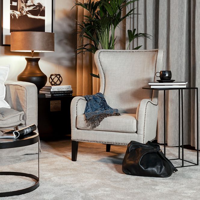 Hovedbilde Artwood Mischa Hvilestol Sophie Linen
