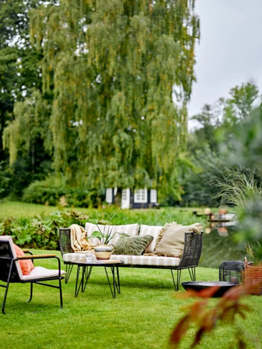 Bloomingville Hampton Loungestol Sort