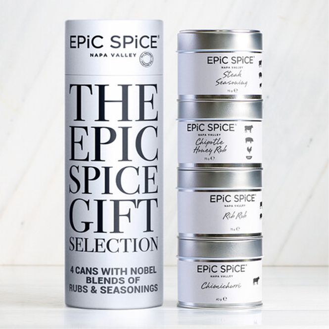 Hovedbilde Epic Spice 4 stk. krydder i Gaveeske - BBQ ...