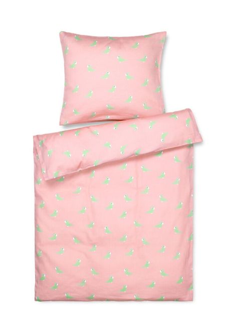 Hovedbilde Kay Bojesen Babies Sengetøy Sangfugl Rosa 80x100 ...